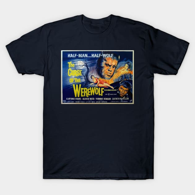 curse of the werewolf T-Shirt by UNDER THE QUARTER